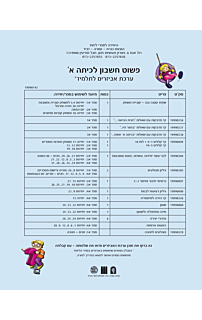 פשוט חשבון א - אביזרים